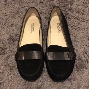 Size 7.5 black Michael Kors Flats